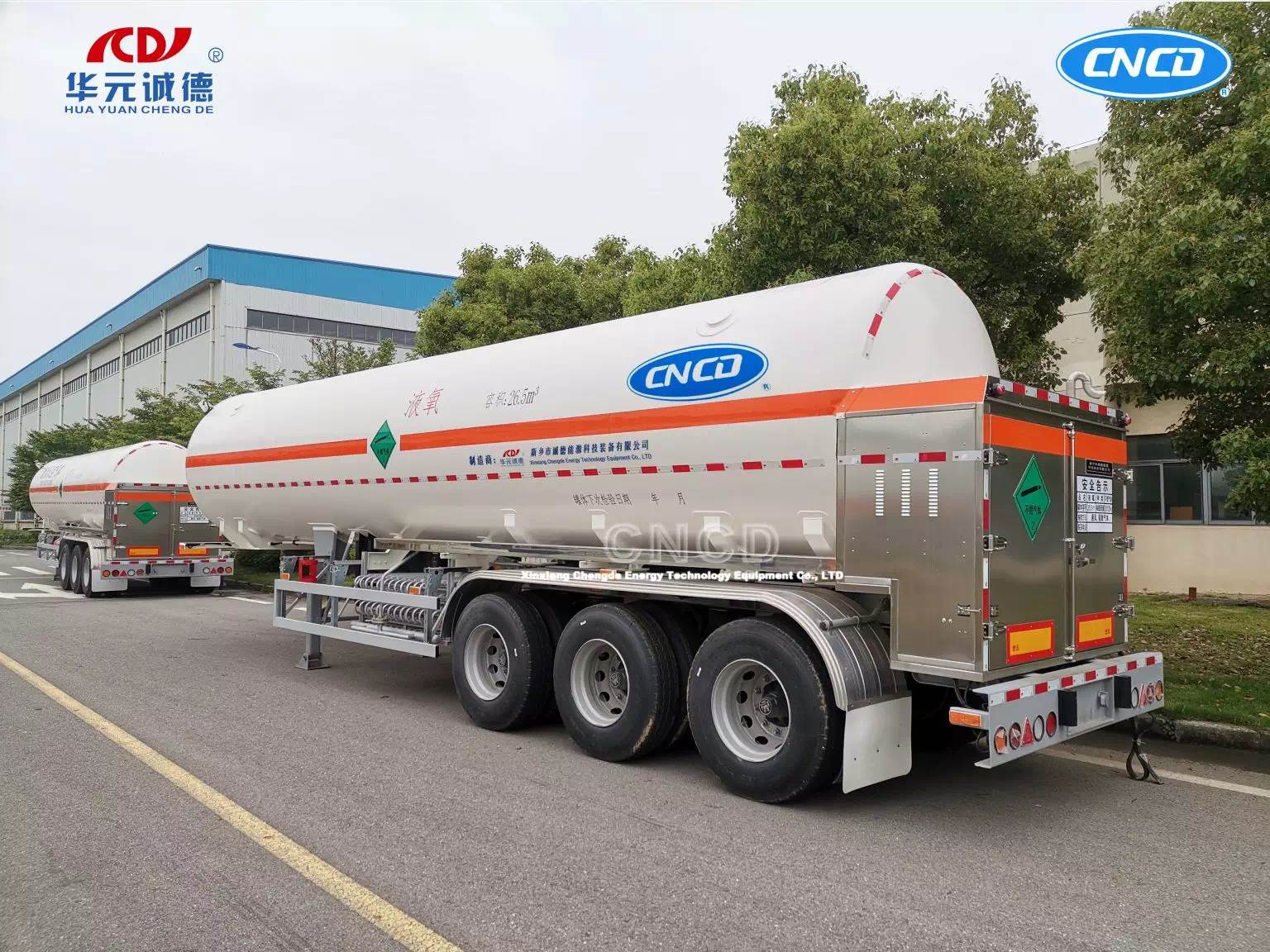 Cryogenic Liquid Oxygen Semi Trailer Tank