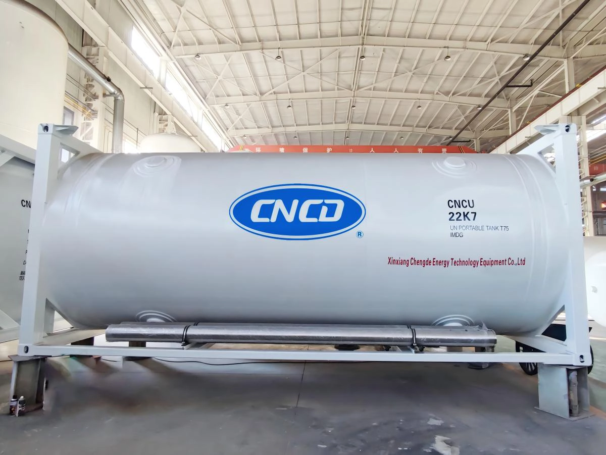 20ft Cryogenic Liquid Oxygen Iso Tank Container