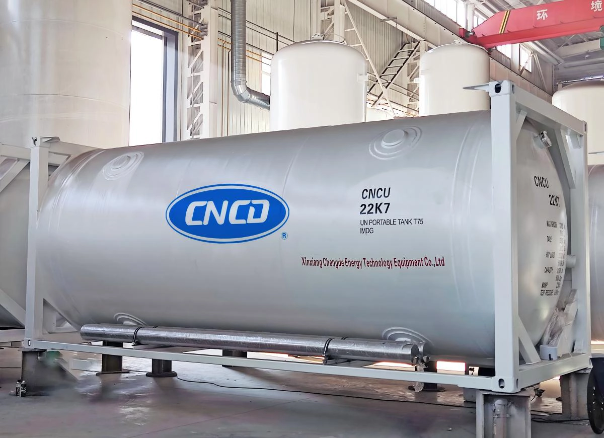 20ft Cryogenic Liquid Nitrogen Iso Tank Container