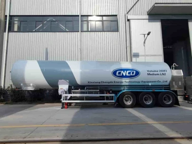 cryogenic liquid argon semi-trailer