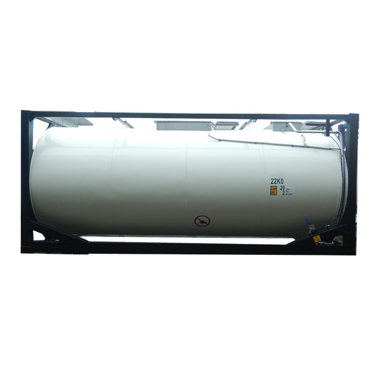 20ft food-grade ISO milk container (for fresh milk/raw milk transport)